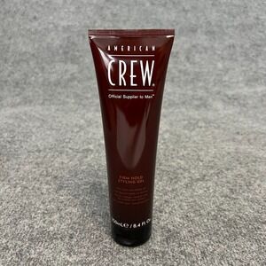 American Crew Men's Hair Gel, Firm Hold, Non-Flaking Styling Gel, 3.3 Fl Oz
